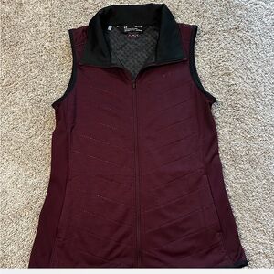Under Armour Burgundy ColdGear Vest